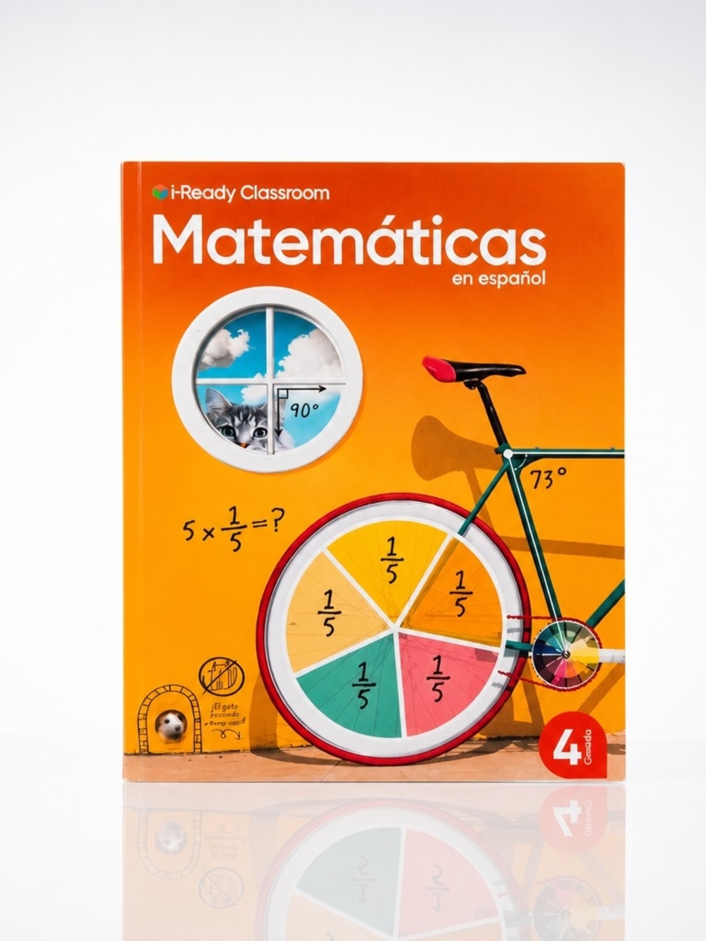 Matemáticas en español - Bright Orange Kids Math Workbook